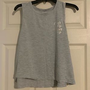 ⭐️“Cant stop won’t stop” crop tank